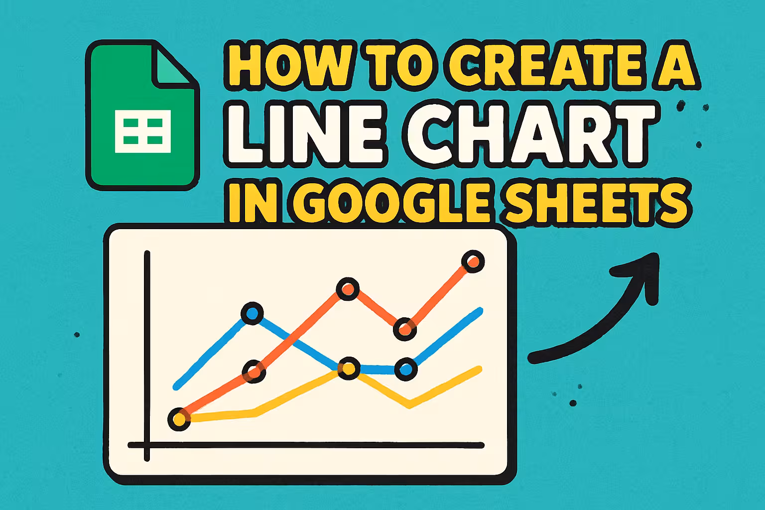 How to make a line graph on google sheets?