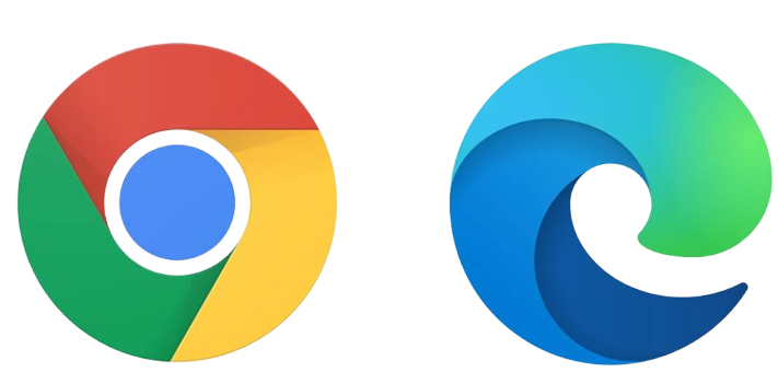 Chrome and Edge